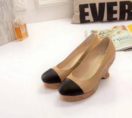 CHANEL Shallow mouth Block heel Shoes Women--036